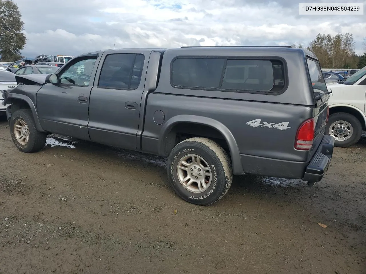 2004 Dodge Dakota Quad Sport VIN: 1D7HG38N04S504239 Lot: 75068004