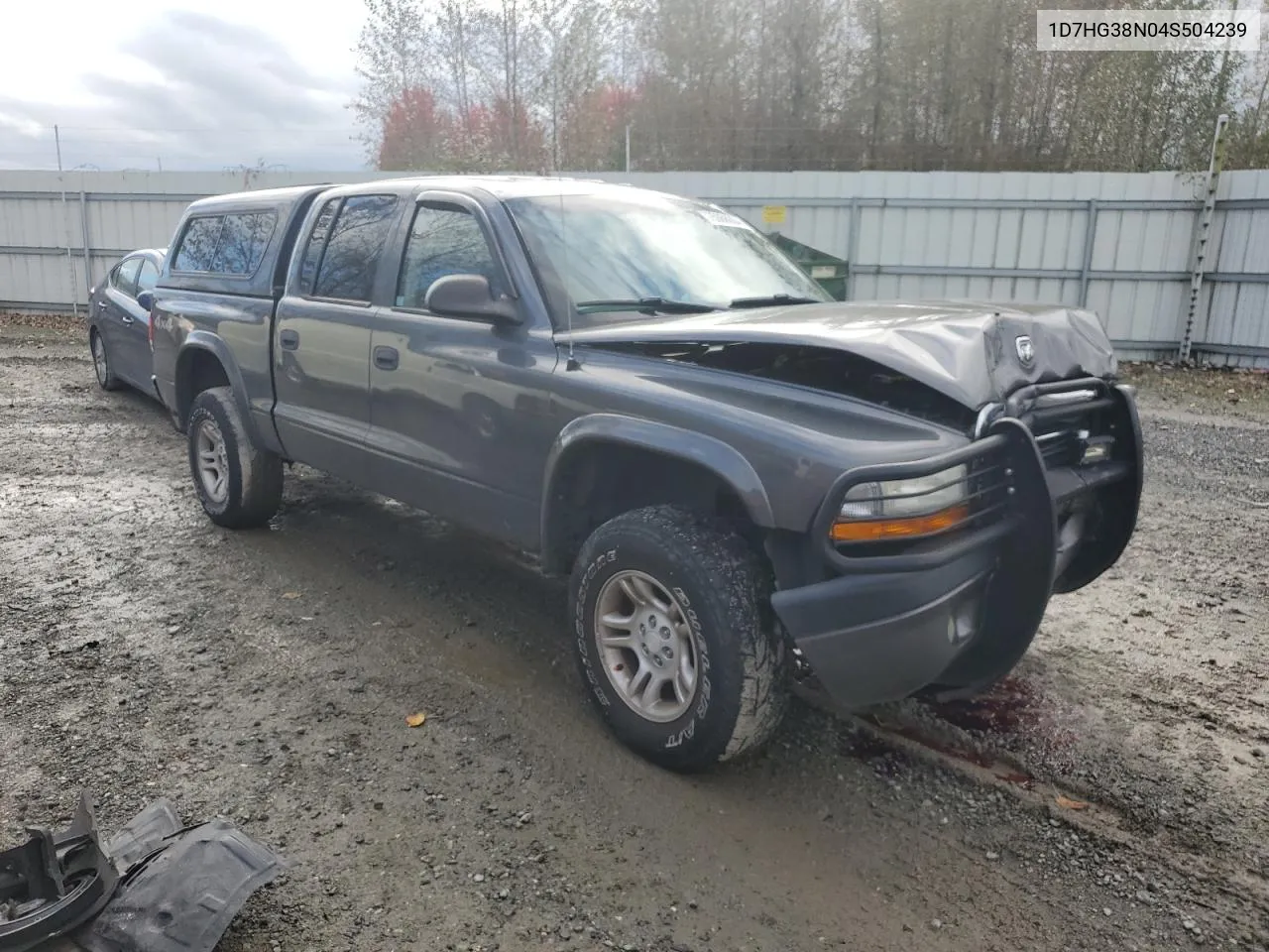 1D7HG38N04S504239 2004 Dodge Dakota Quad Sport