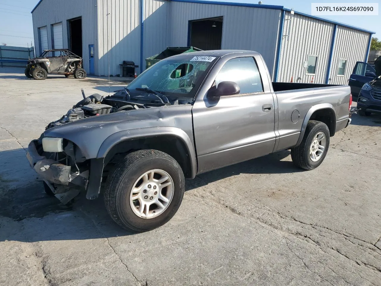 2004 Dodge Dakota Sxt VIN: 1D7FL16K24S697090 Lot: 75214474