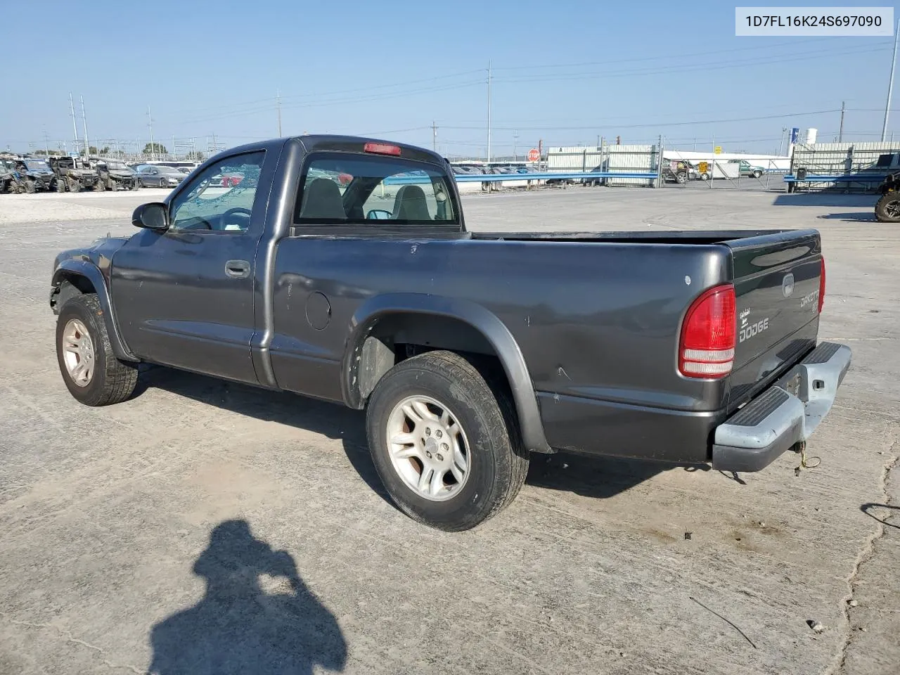 2004 Dodge Dakota Sxt VIN: 1D7FL16K24S697090 Lot: 75214474