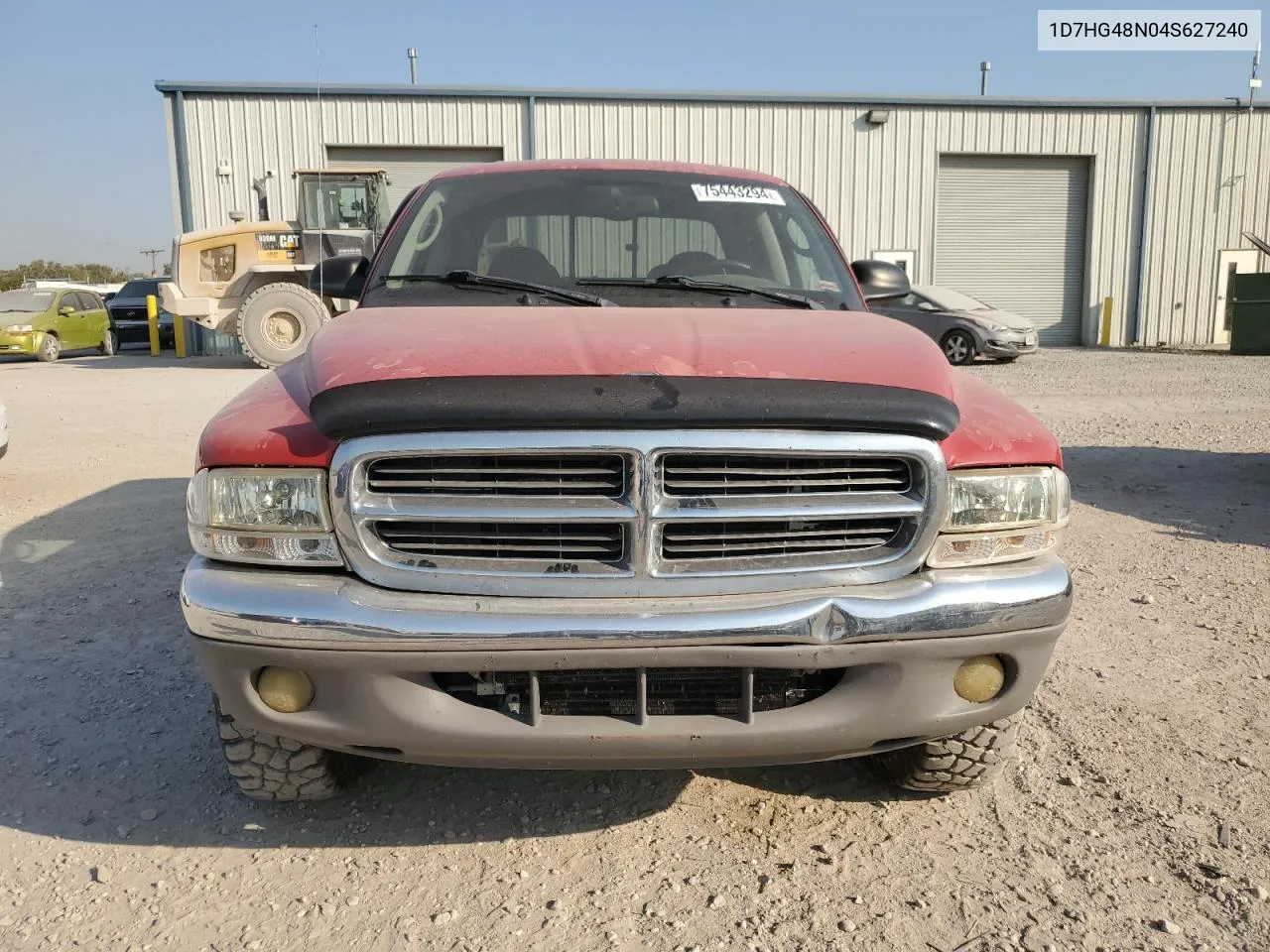 2004 Dodge Dakota Quad Slt VIN: 1D7HG48N04S627240 Lot: 75443294