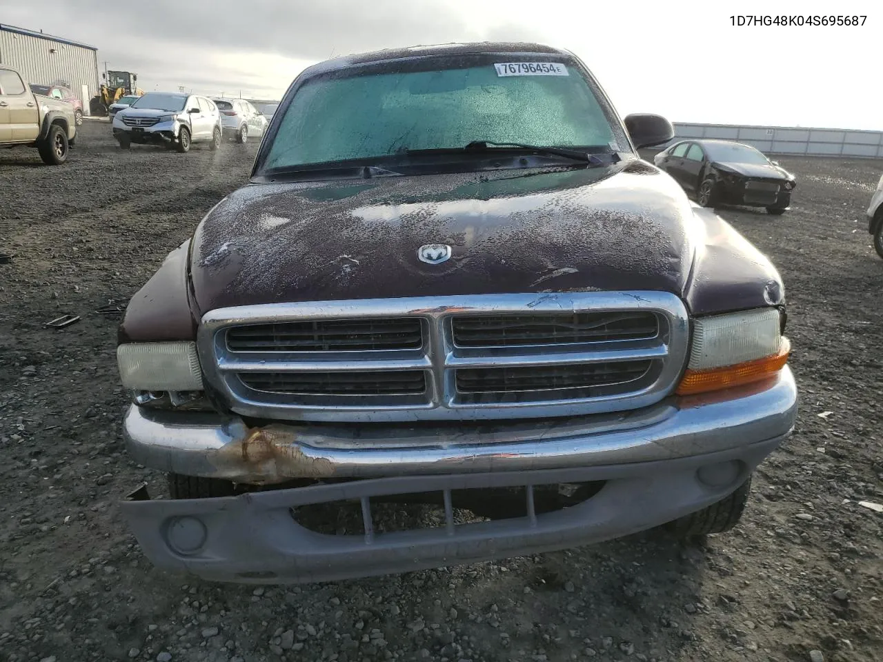 1D7HG48K04S695687 2004 Dodge Dakota Quad Slt