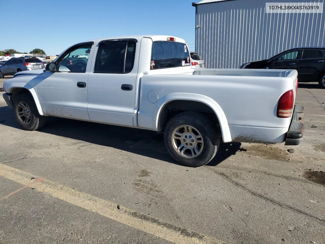 2004 Dodge Dakota Quad Sport VIN: 1D7HL38KX4S763919 Lot: 76922974