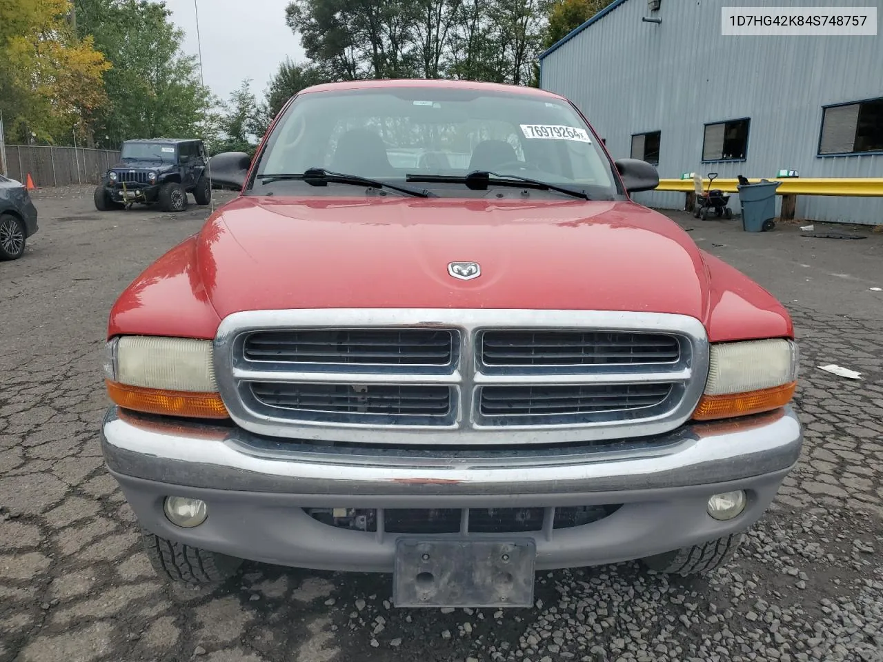 2004 Dodge Dakota Slt VIN: 1D7HG42K84S748757 Lot: 76979264