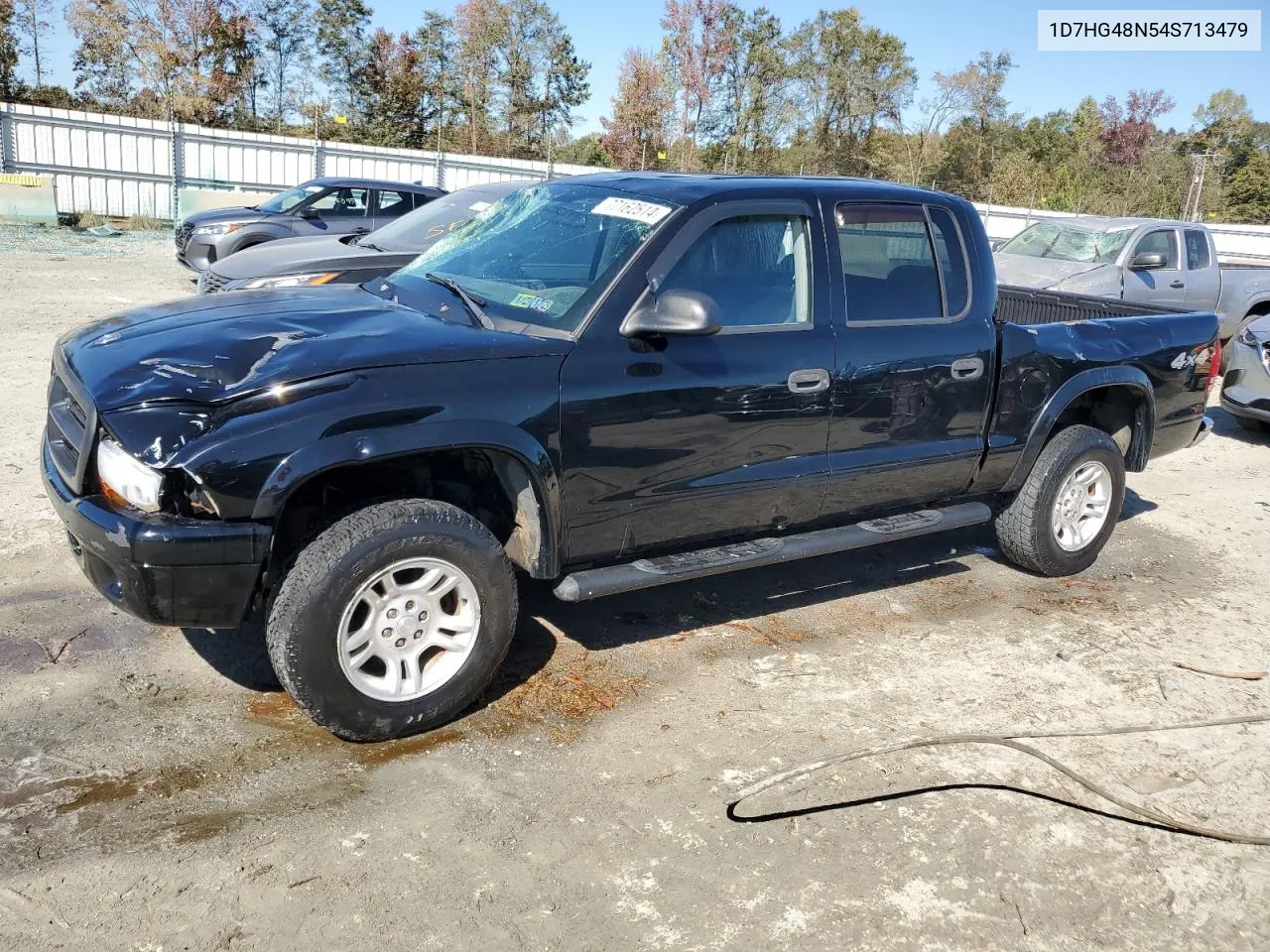 2004 Dodge Dakota Quad Slt VIN: 1D7HG48N54S713479 Lot: 77162514