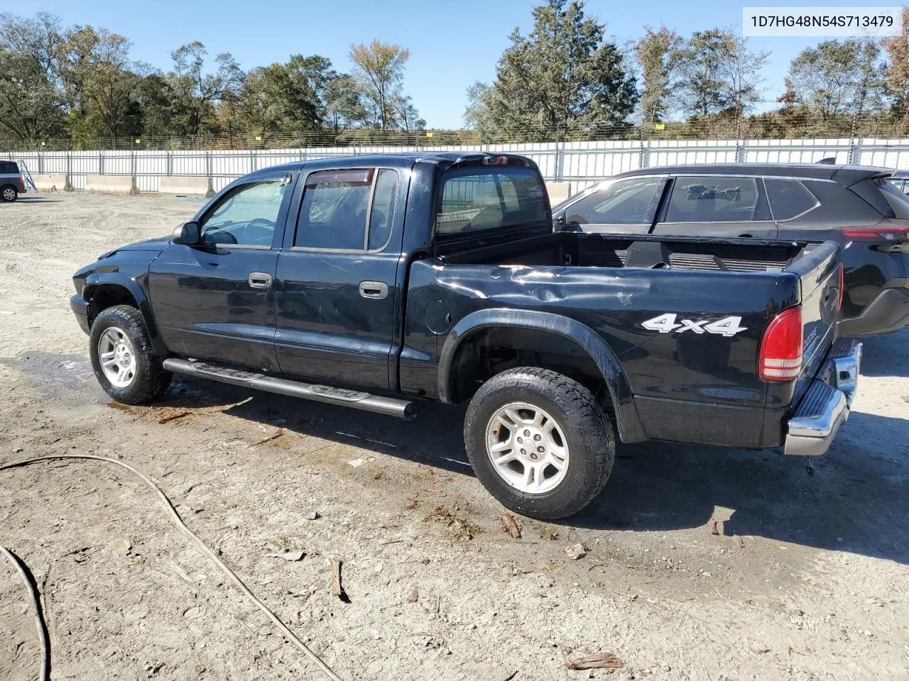 2004 Dodge Dakota Quad Slt VIN: 1D7HG48N54S713479 Lot: 77162514