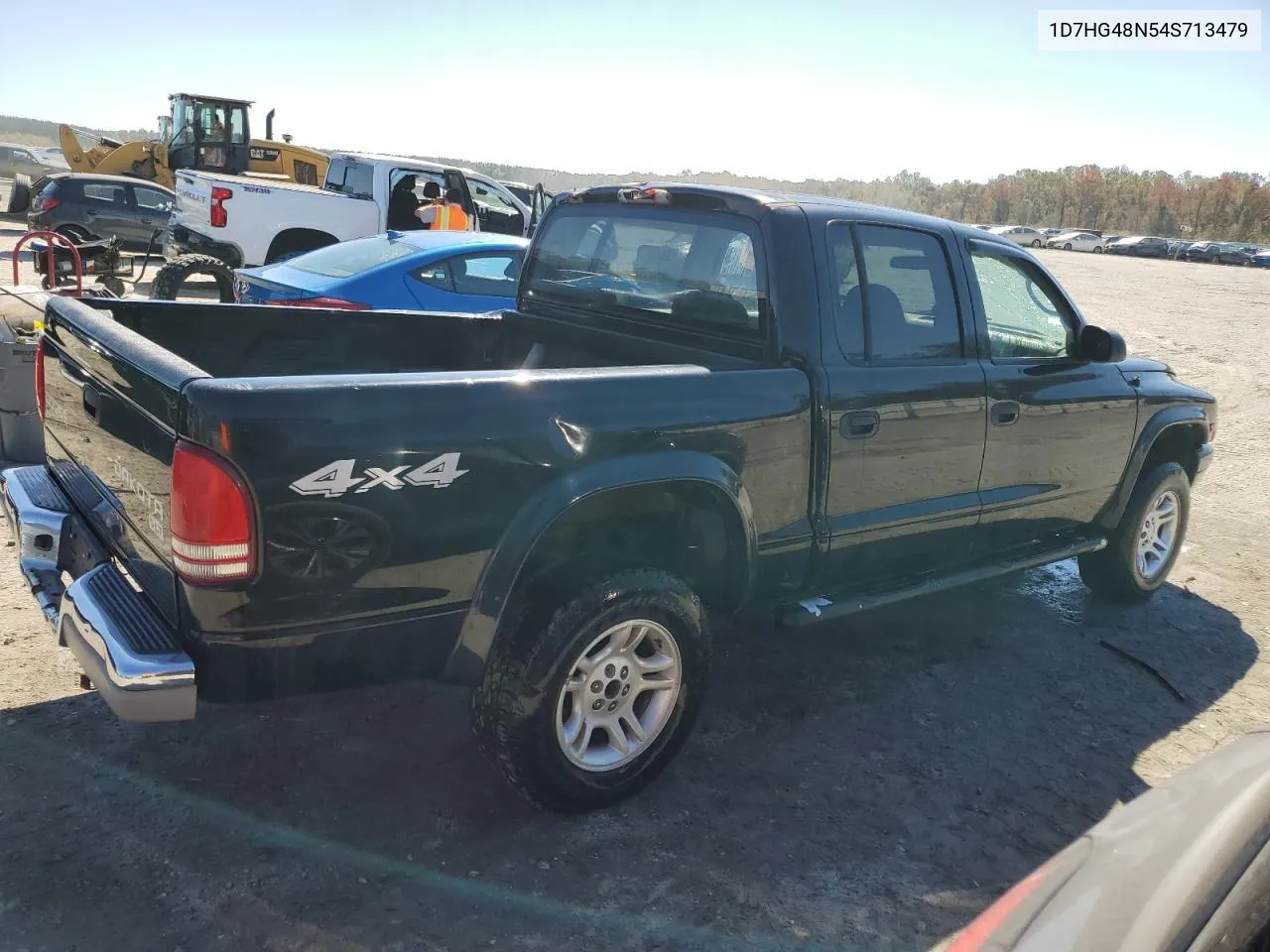 2004 Dodge Dakota Quad Slt VIN: 1D7HG48N54S713479 Lot: 77162514