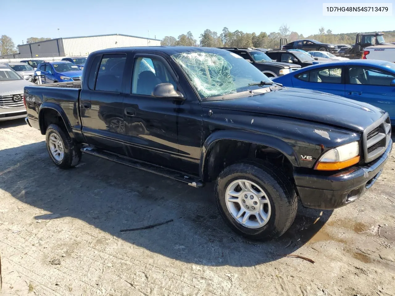 2004 Dodge Dakota Quad Slt VIN: 1D7HG48N54S713479 Lot: 77162514