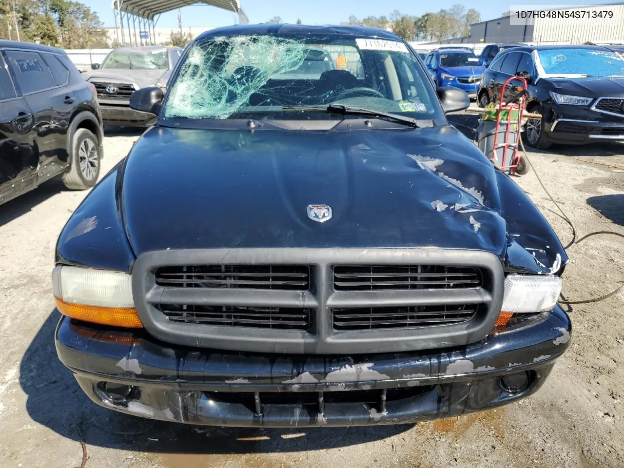 2004 Dodge Dakota Quad Slt VIN: 1D7HG48N54S713479 Lot: 77162514