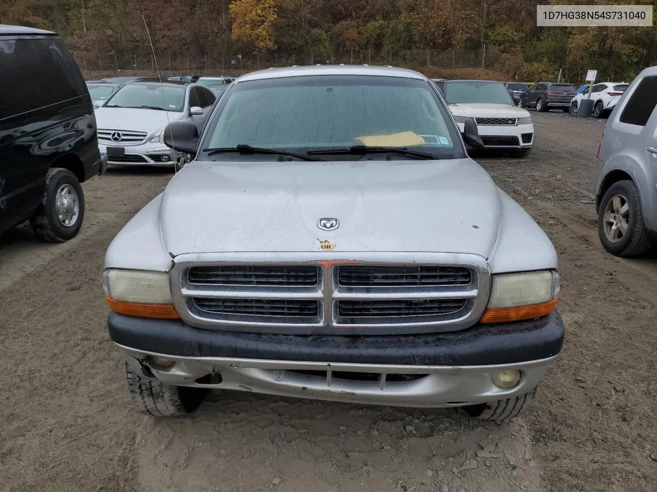 2004 Dodge Dakota Quad Sport VIN: 1D7HG38N54S731040 Lot: 78125744