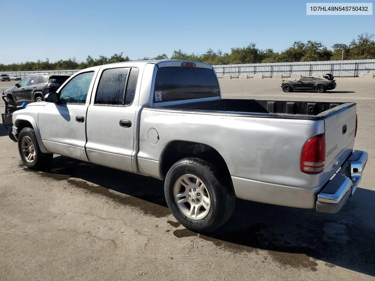 2004 Dodge Dakota Quad Slt VIN: 1D7HL48N54S750432 Lot: 78485624