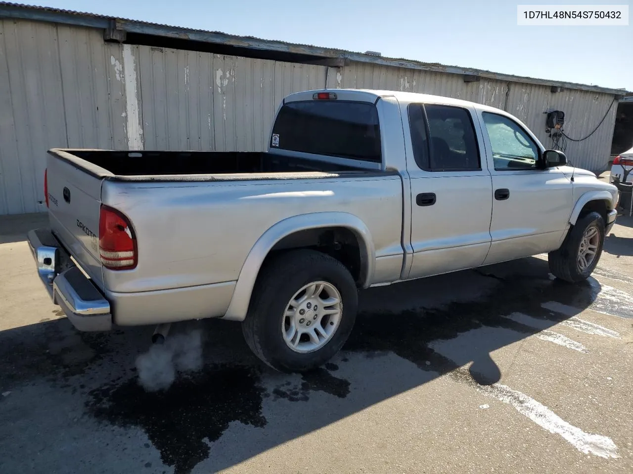 2004 Dodge Dakota Quad Slt VIN: 1D7HL48N54S750432 Lot: 78485624