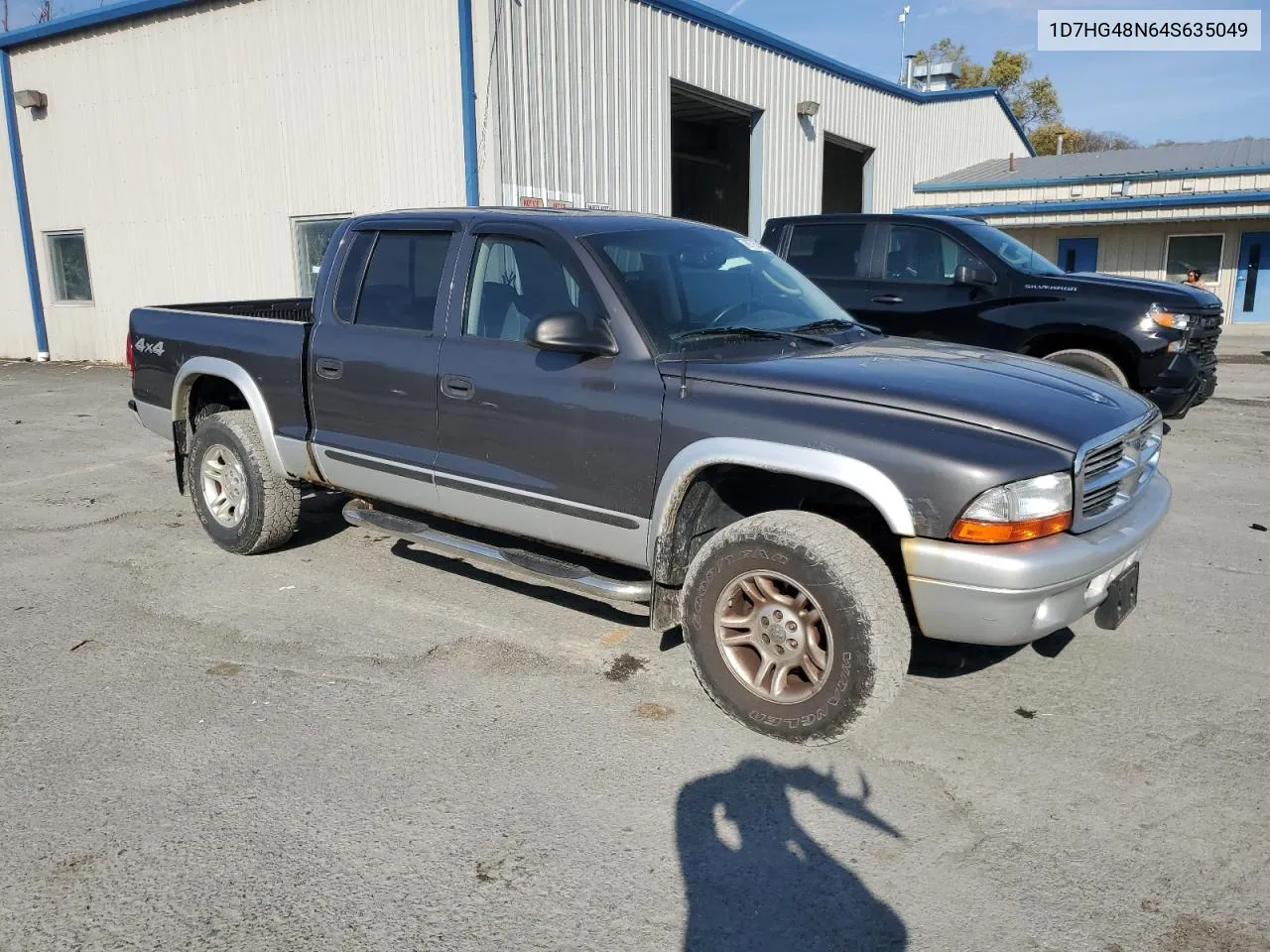 2004 Dodge Dakota Quad Slt VIN: 1D7HG48N64S635049 Lot: 78776344