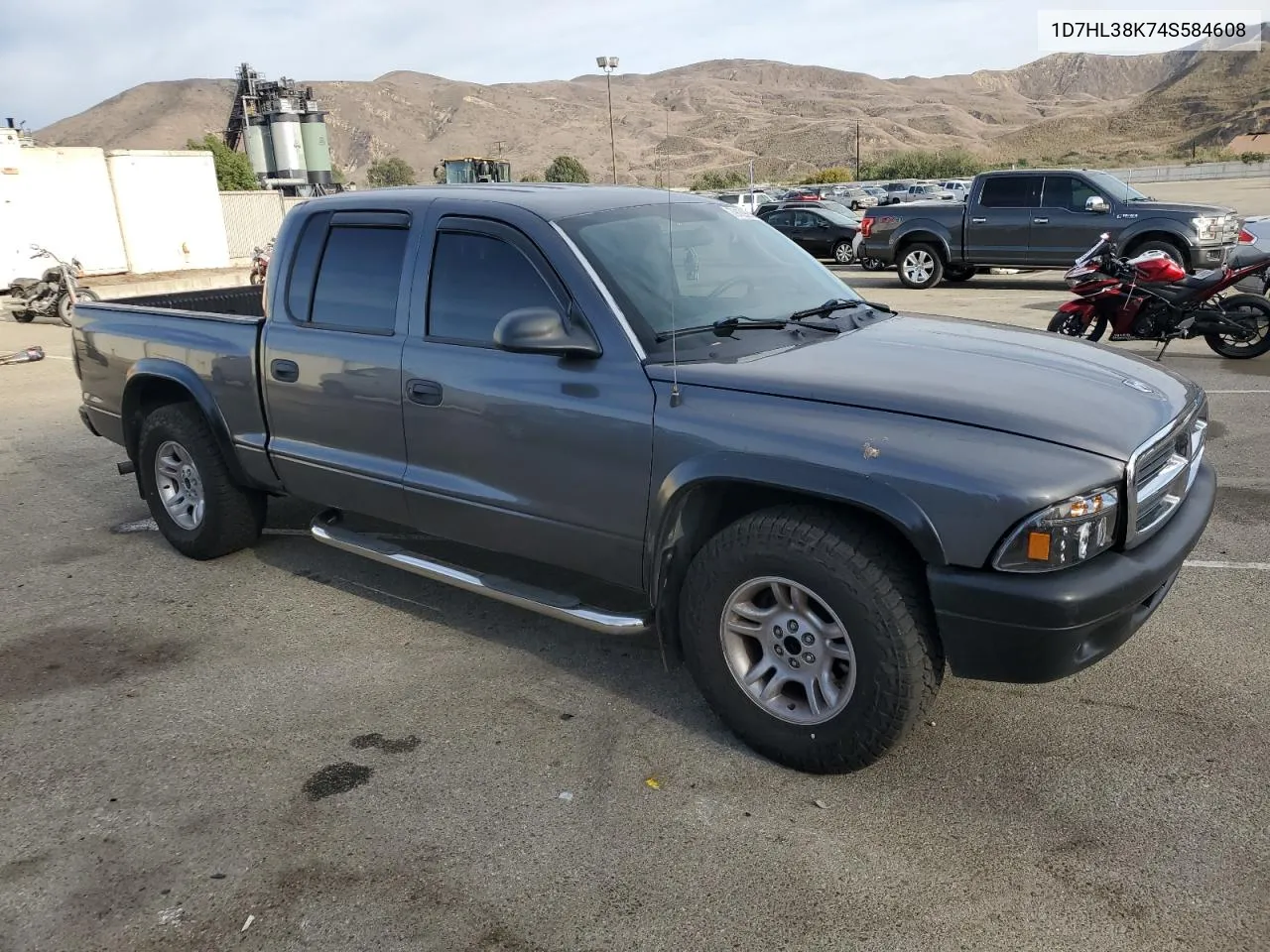 2004 Dodge Dakota Quad Sport VIN: 1D7HL38K74S584608 Lot: 79129914