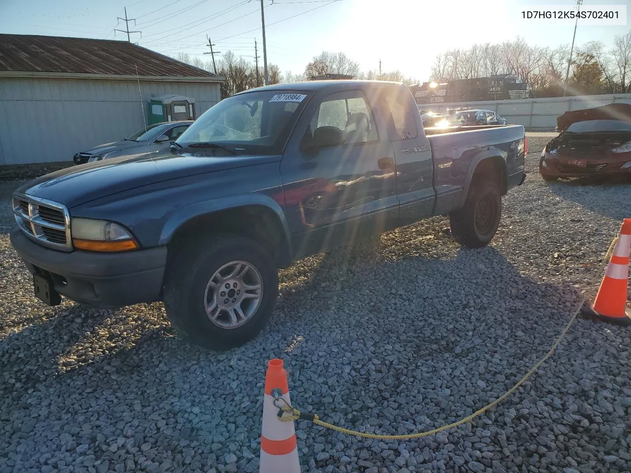 2004 Dodge Dakota Sxt VIN: 1D7HG12K54S702401 Lot: 79718984