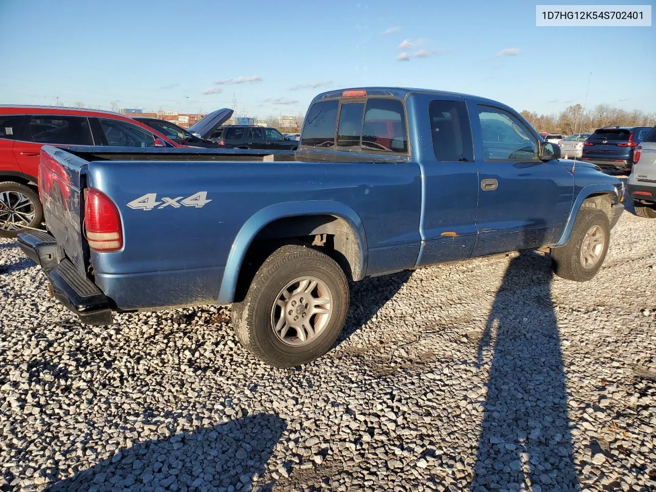 2004 Dodge Dakota Sxt VIN: 1D7HG12K54S702401 Lot: 79718984