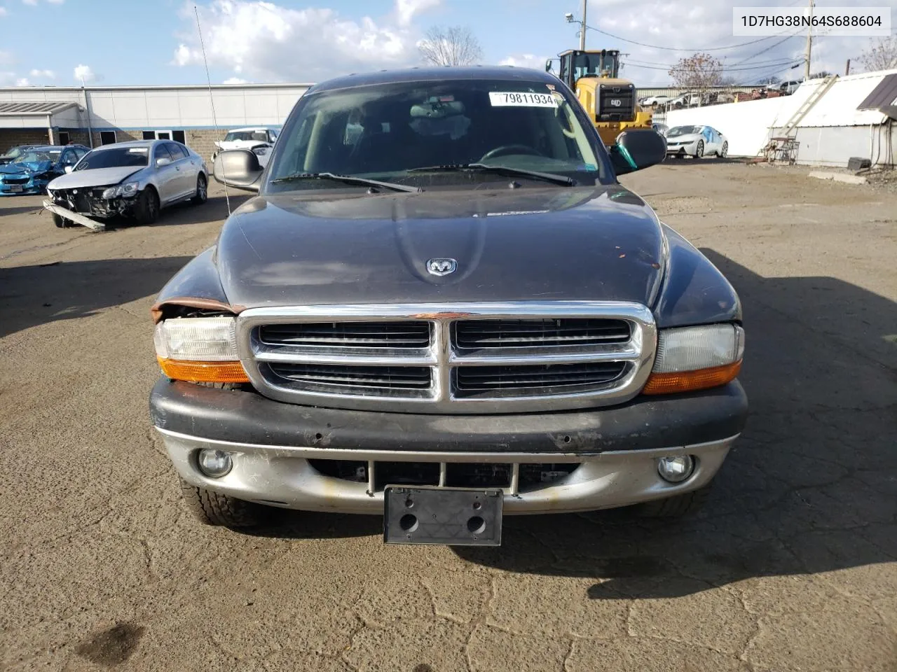 2004 Dodge Dakota Quad Sport VIN: 1D7HG38N64S688604 Lot: 79811934