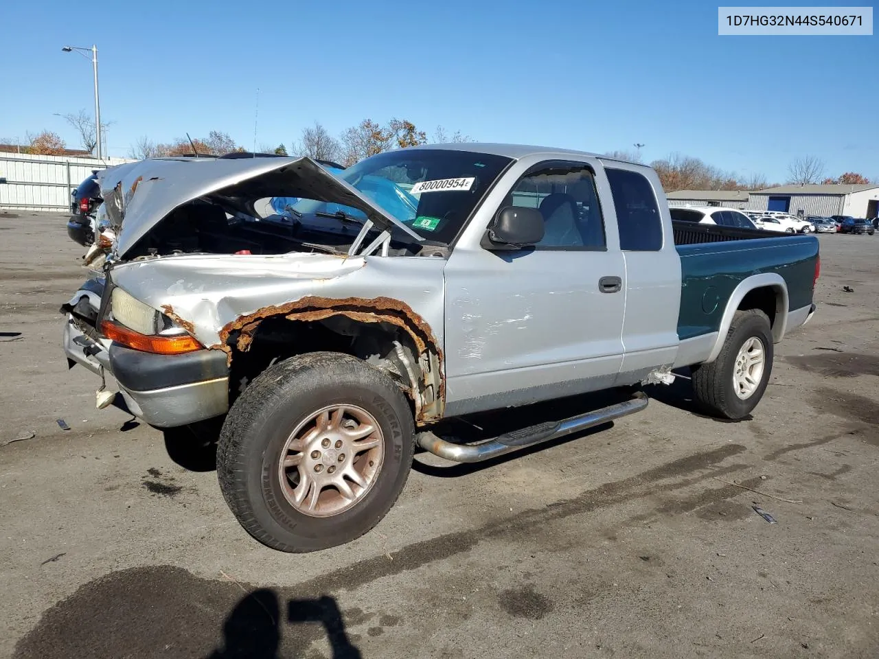 2004 Dodge Dakota Sport VIN: 1D7HG32N44S540671 Lot: 80000954