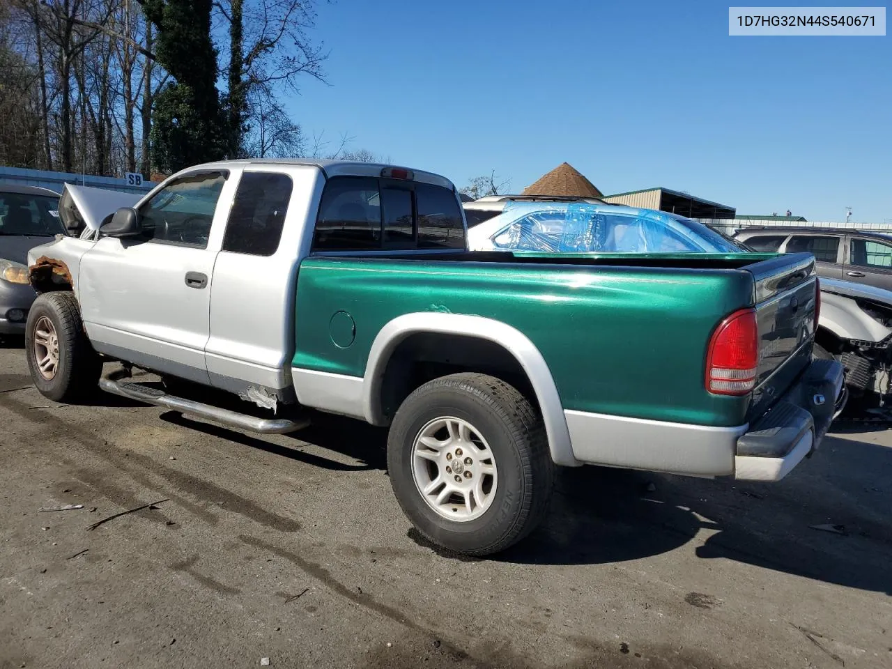 2004 Dodge Dakota Sport VIN: 1D7HG32N44S540671 Lot: 80000954