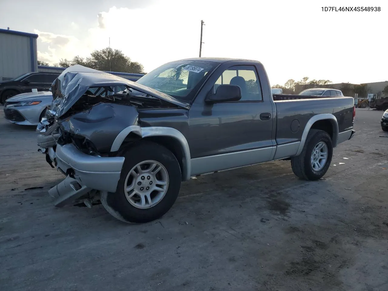 2004 Dodge Dakota Slt VIN: 1D7FL46NX4S548938 Lot: 80195874