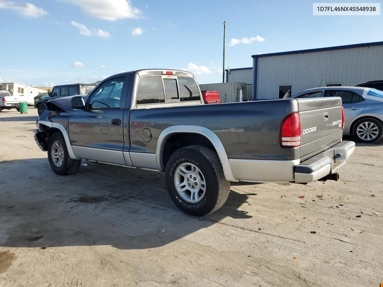 2004 Dodge Dakota Slt VIN: 1D7FL46NX4S548938 Lot: 80195874