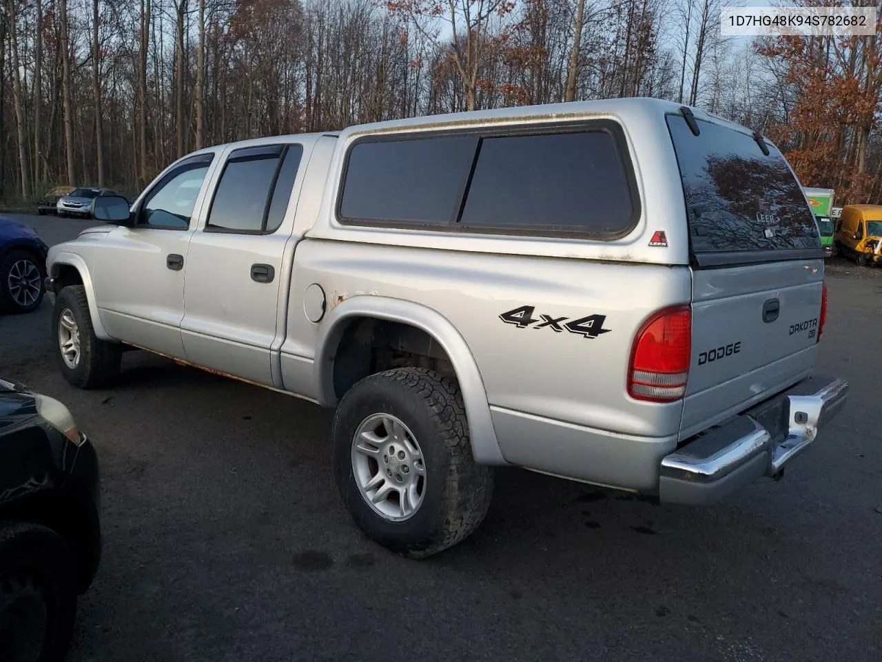 2004 Dodge Dakota Quad Slt VIN: 1D7HG48K94S782682 Lot: 80693184