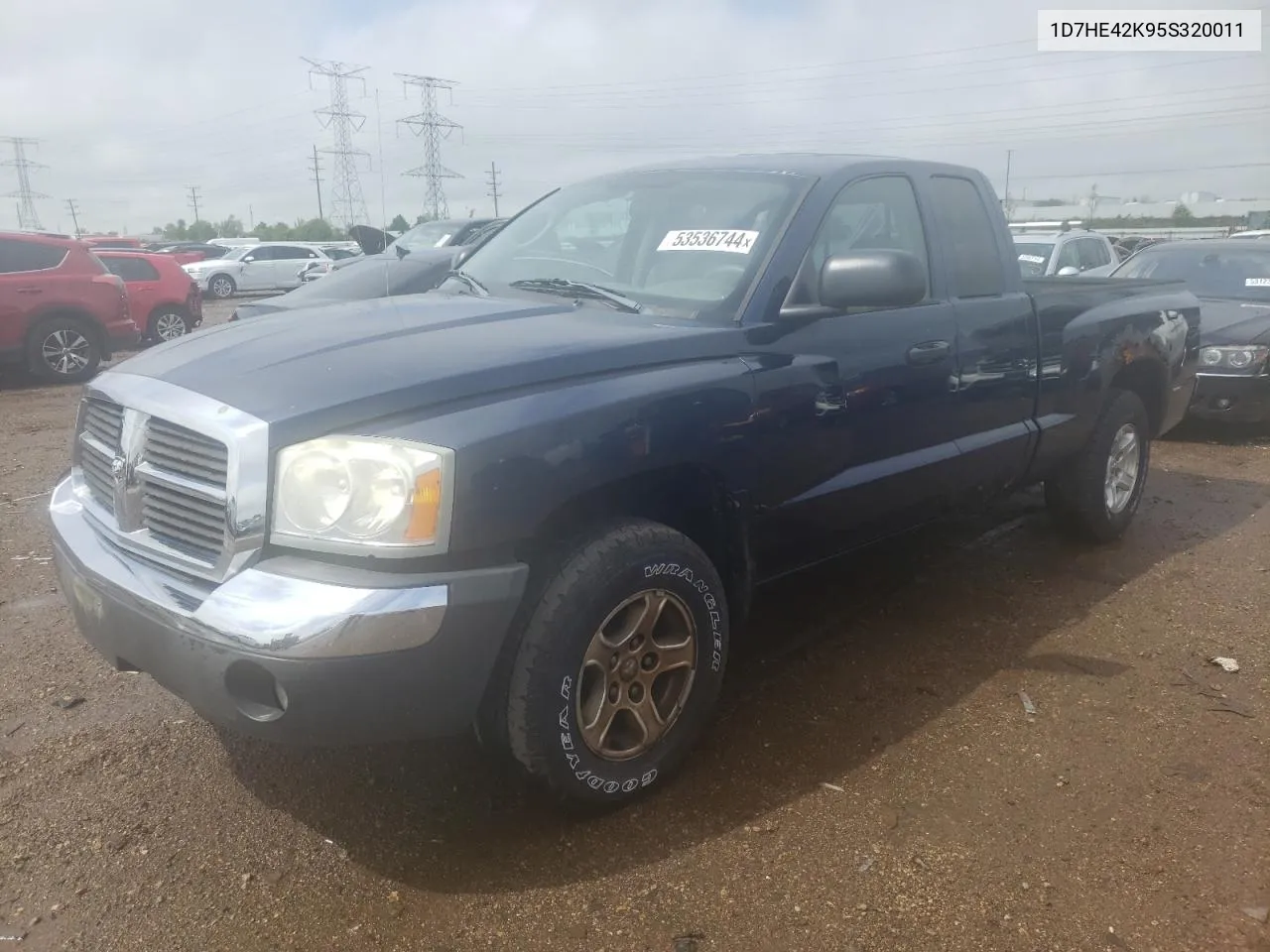 2005 Dodge Dakota Slt VIN: 1D7HE42K95S320011 Lot: 53536744