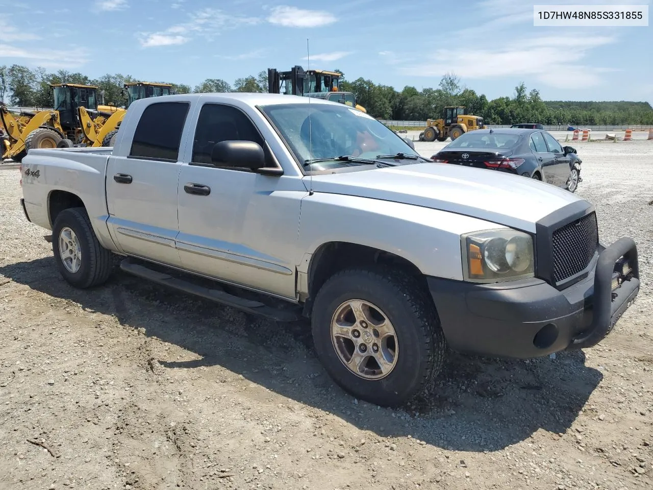 2005 Dodge Dakota Quad Slt VIN: 1D7HW48N85S331855 Lot: 62653934