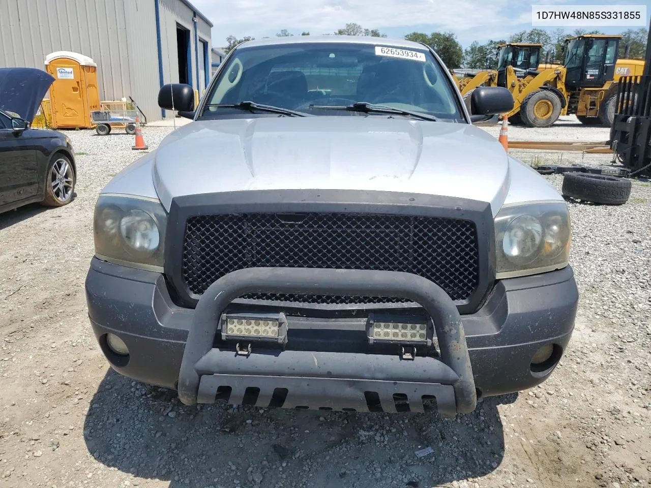 2005 Dodge Dakota Quad Slt VIN: 1D7HW48N85S331855 Lot: 62653934