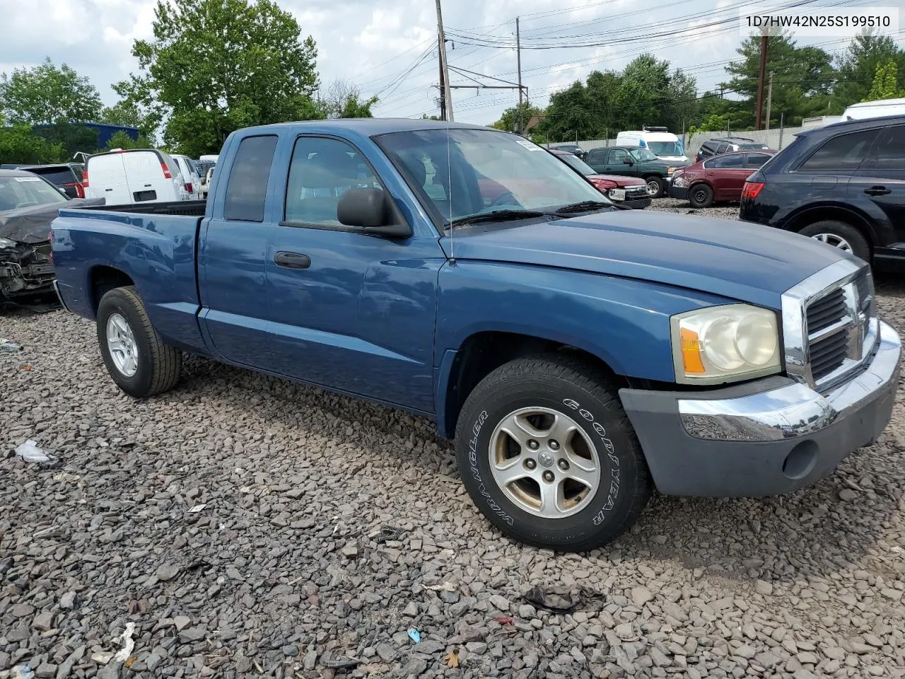 2005 Dodge Dakota Slt VIN: 1D7HW42N25S199510 Lot: 65350054