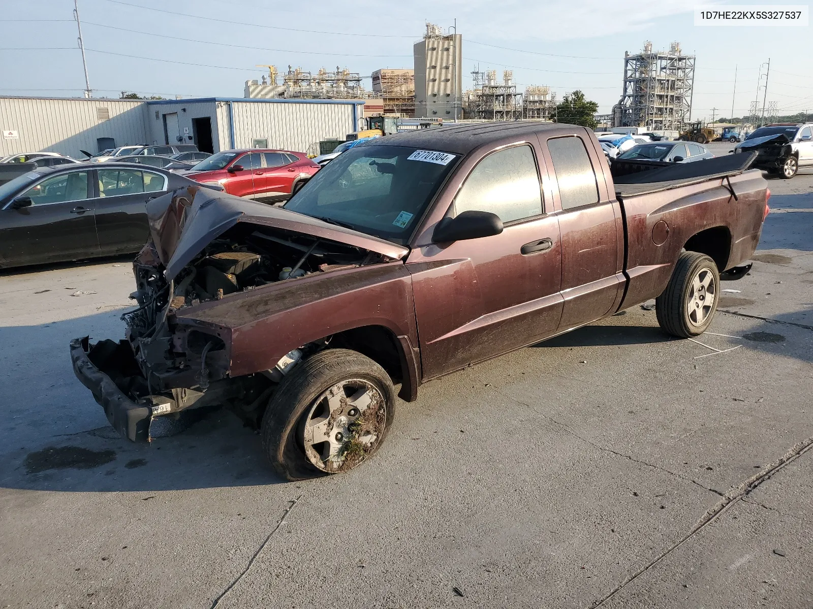 2005 Dodge Dakota St VIN: 1D7HE22KX5S327537 Lot: 67701304