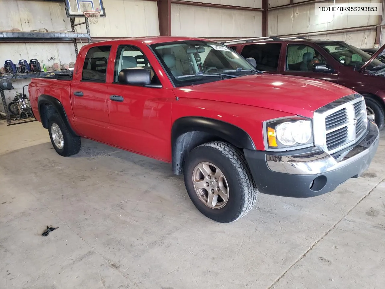 2005 Dodge Dakota Quad Slt VIN: 1D7HE48K95S293853 Lot: 69125054