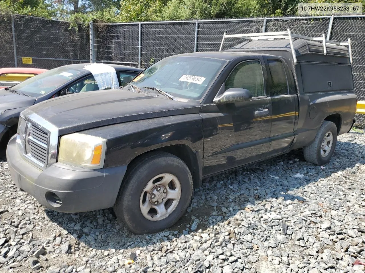 2005 Dodge Dakota St VIN: 1D7HW22K95S253167 Lot: 69299084