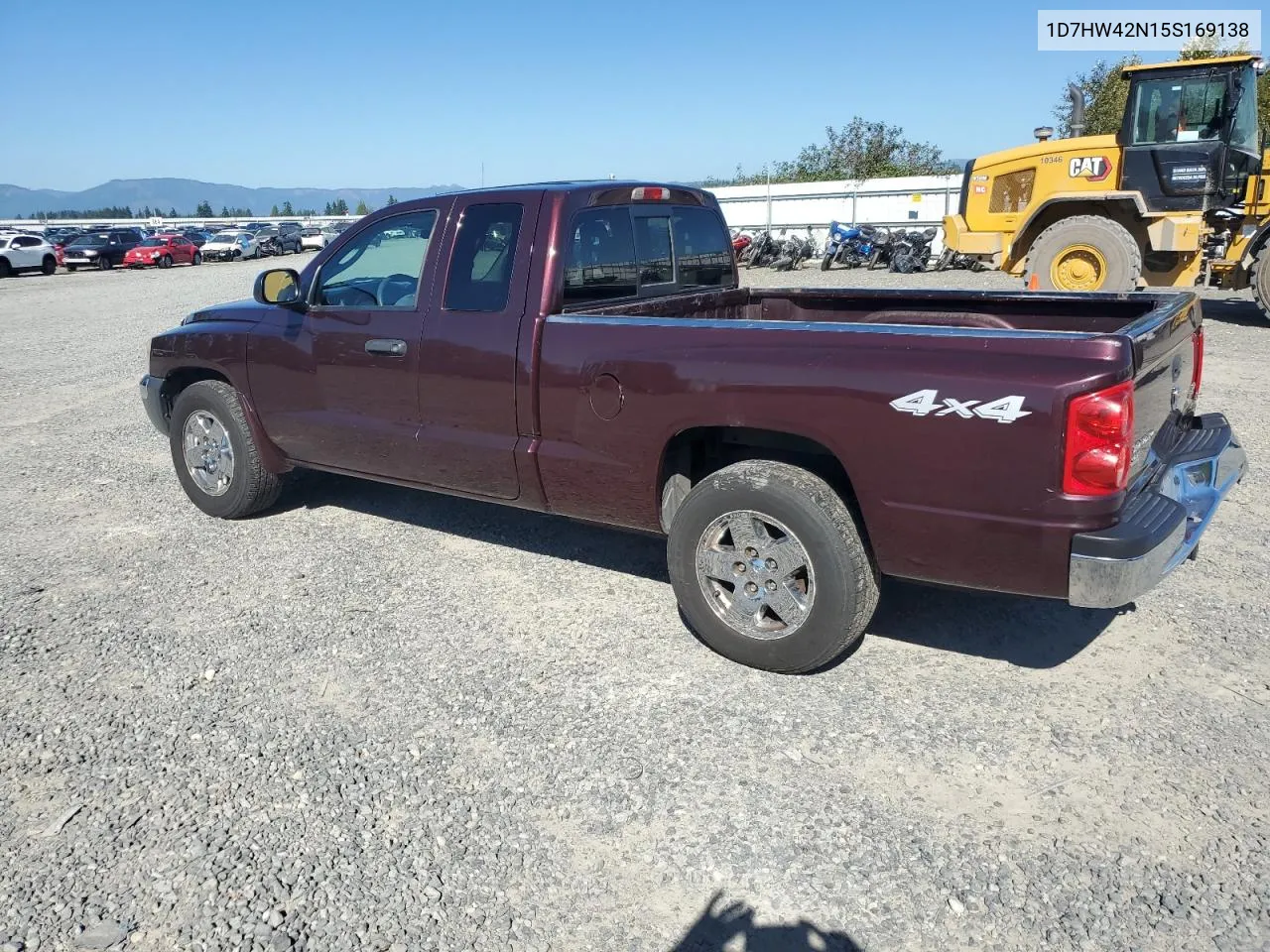 2005 Dodge Dakota Slt VIN: 1D7HW42N15S169138 Lot: 69714654