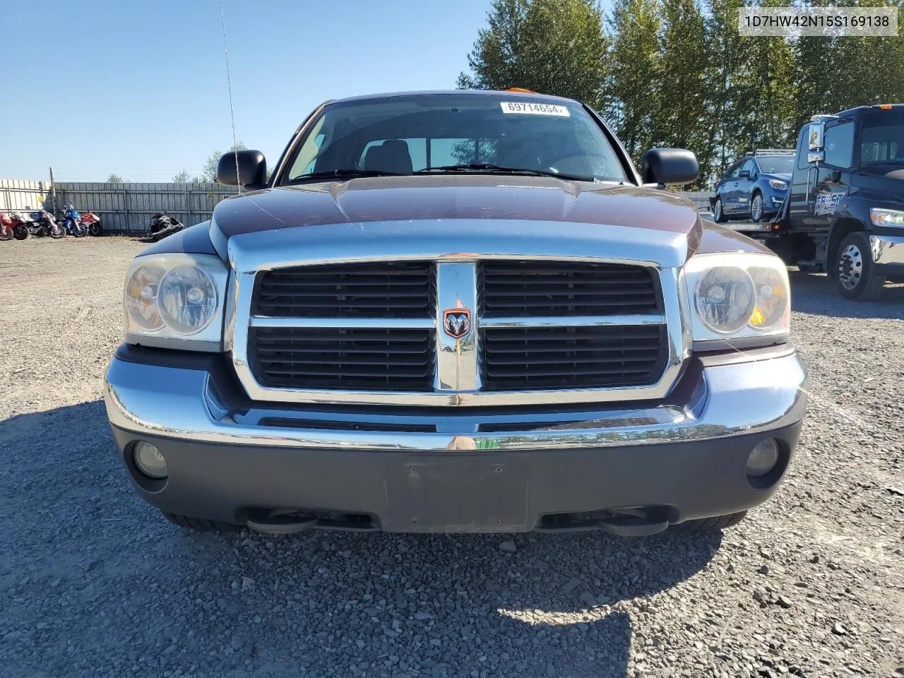 2005 Dodge Dakota Slt VIN: 1D7HW42N15S169138 Lot: 69714654