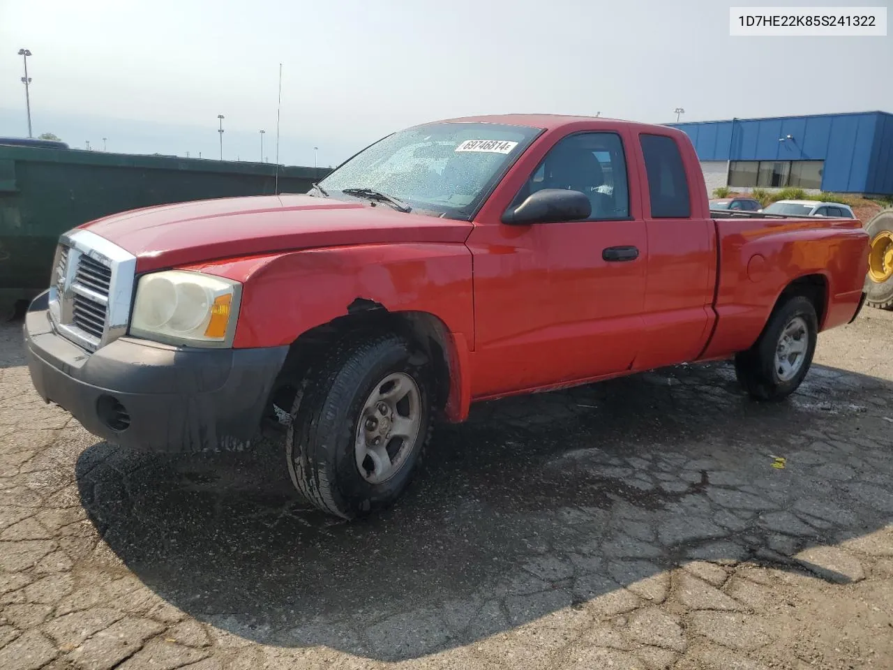 2005 Dodge Dakota St VIN: 1D7HE22K85S241322 Lot: 69746814