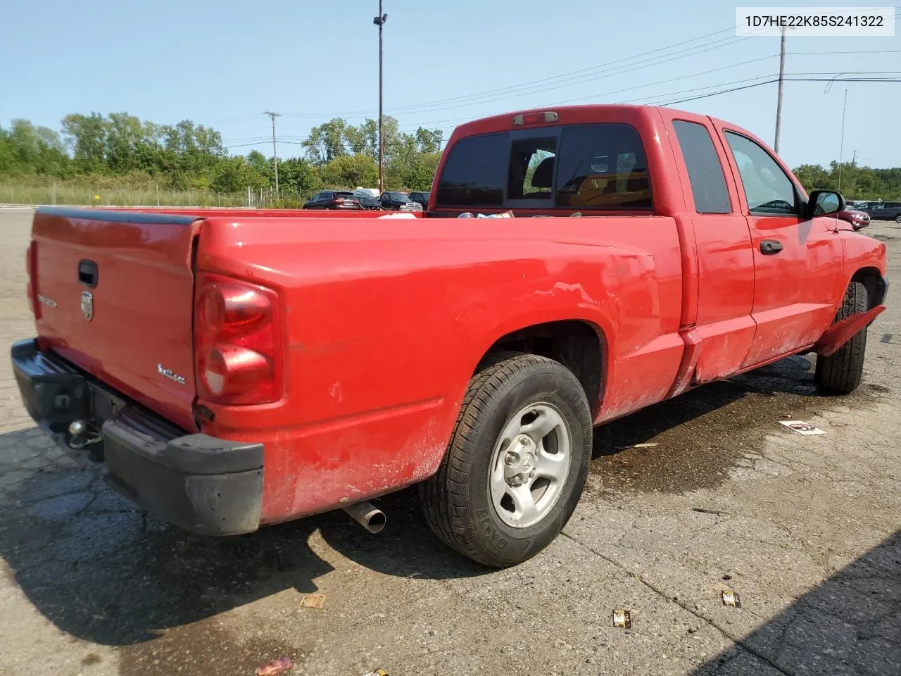 2005 Dodge Dakota St VIN: 1D7HE22K85S241322 Lot: 69746814