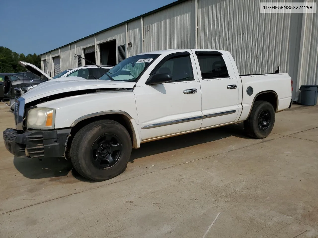 2005 Dodge Dakota Quad Laramie VIN: 1D7HE58N35S224298 Lot: 70650524