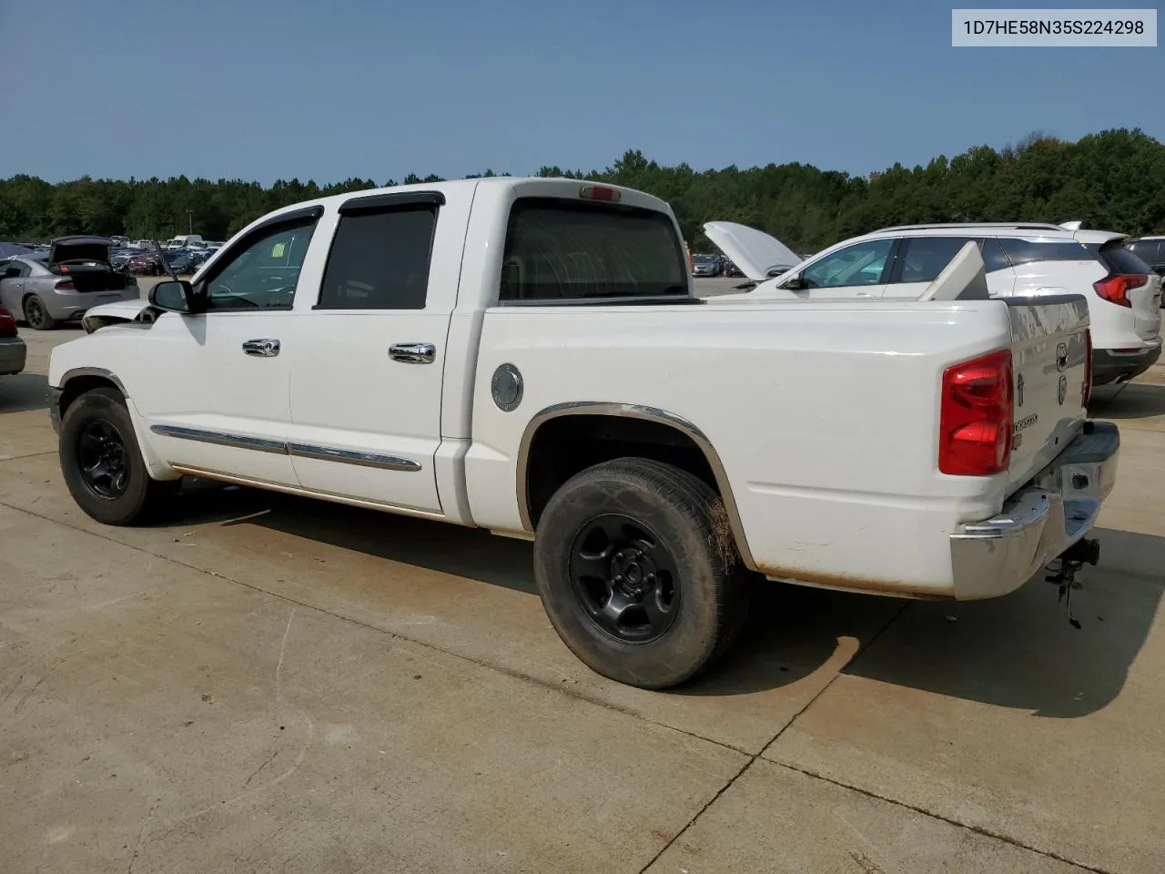 2005 Dodge Dakota Quad Laramie VIN: 1D7HE58N35S224298 Lot: 70650524