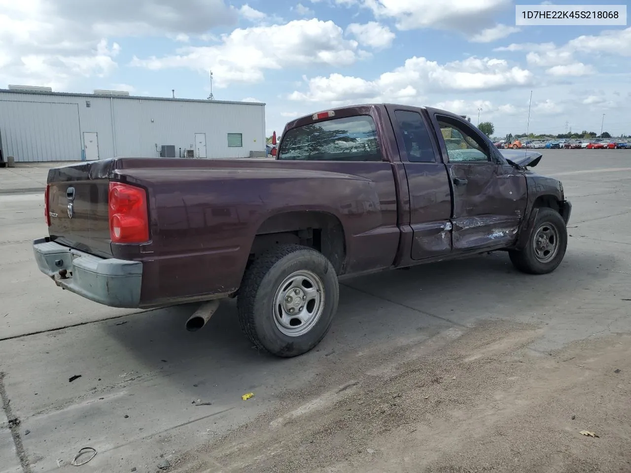 2005 Dodge Dakota St VIN: 1D7HE22K45S218068 Lot: 71783024