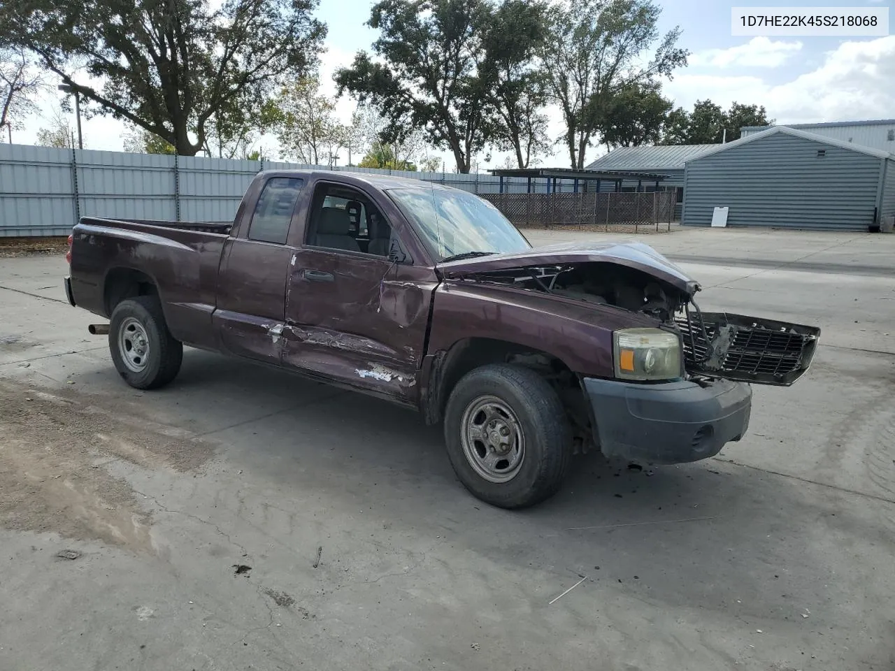 2005 Dodge Dakota St VIN: 1D7HE22K45S218068 Lot: 71783024