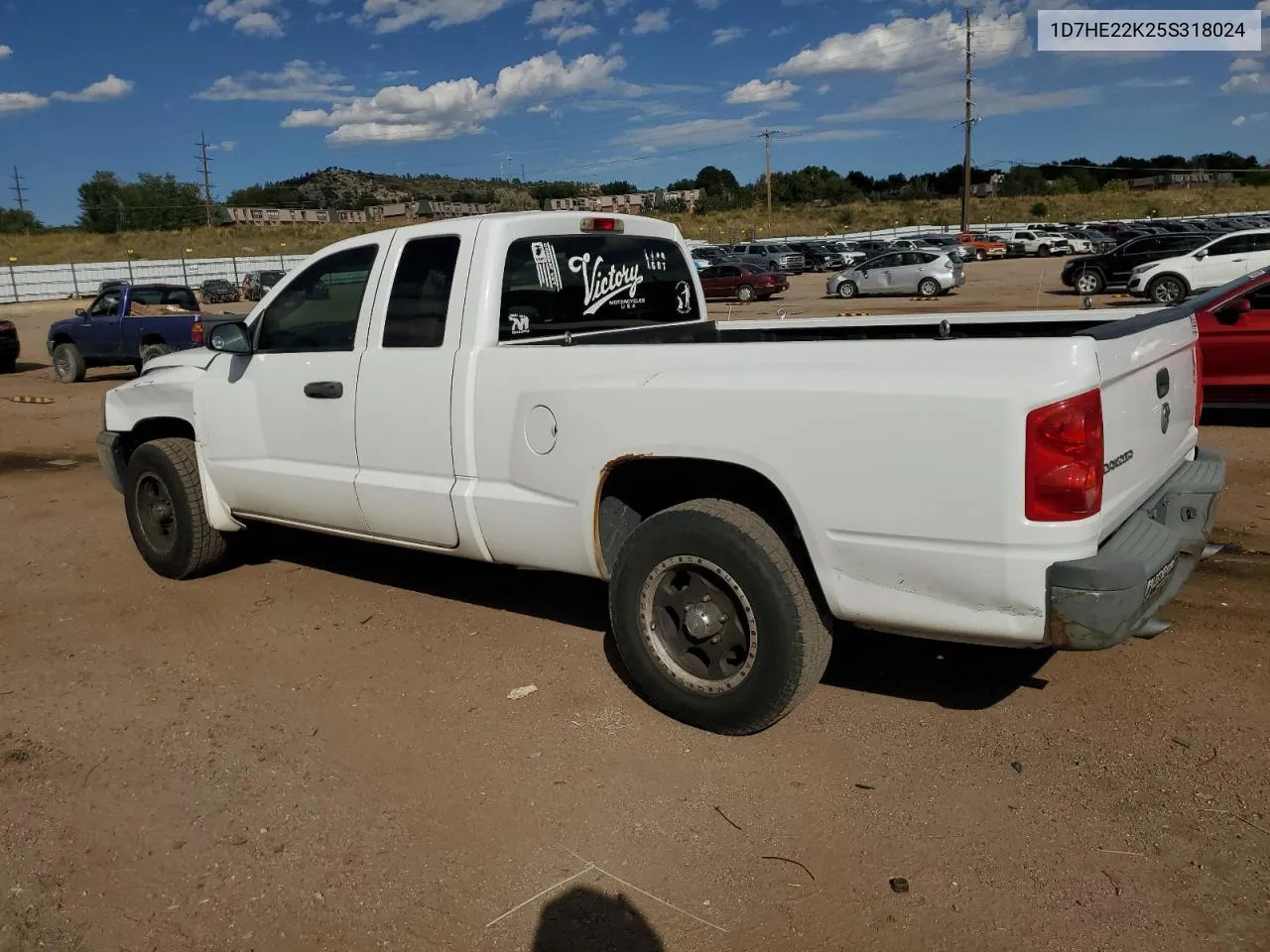 2005 Dodge Dakota St VIN: 1D7HE22K25S318024 Lot: 73572884