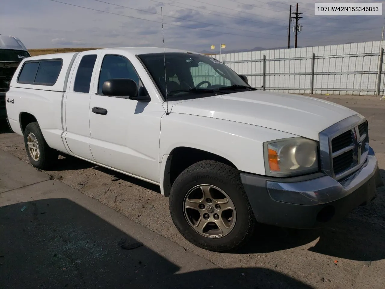 2005 Dodge Dakota Slt VIN: 1D7HW42N15S346853 Lot: 75860094