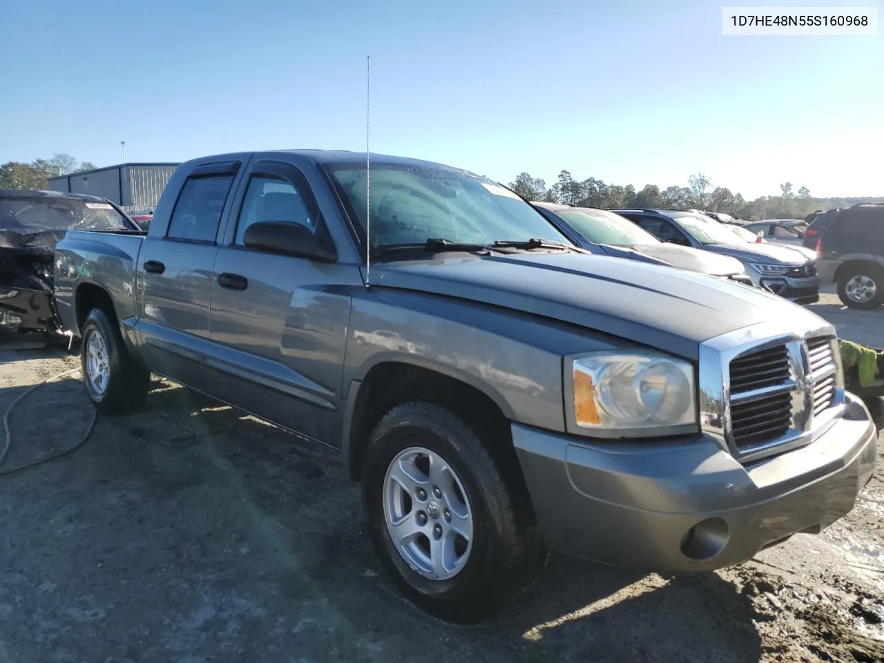 2005 Dodge Dakota Quad Slt VIN: 1D7HE48N55S160968 Lot: 76447804