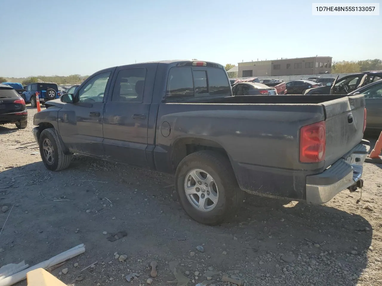 2005 Dodge Dakota Quad Slt VIN: 1D7HE48N55S133057 Lot: 76708354