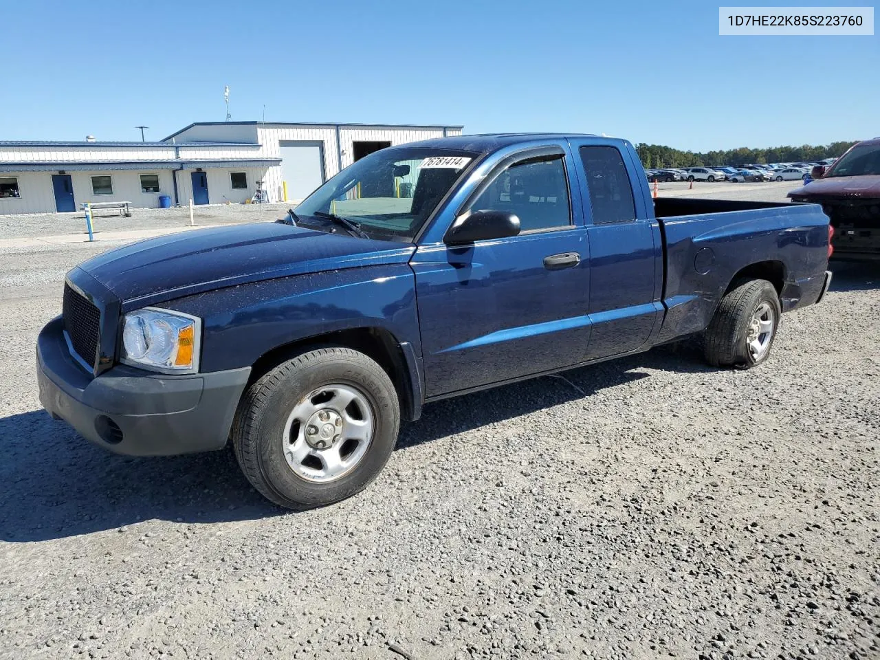 2005 Dodge Dakota St VIN: 1D7HE22K85S223760 Lot: 76781414