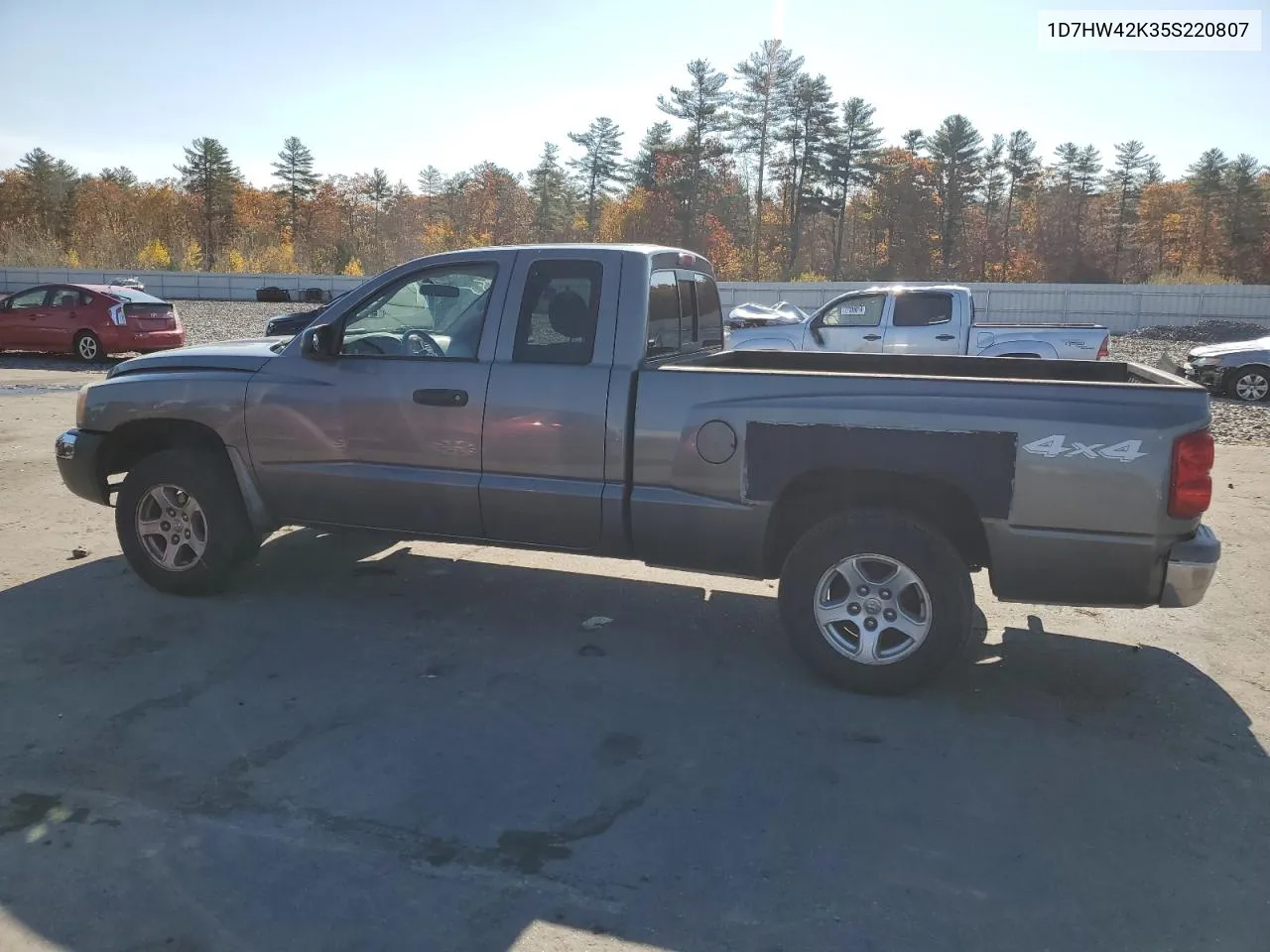 2005 Dodge Dakota Slt VIN: 1D7HW42K35S220807 Lot: 77024824