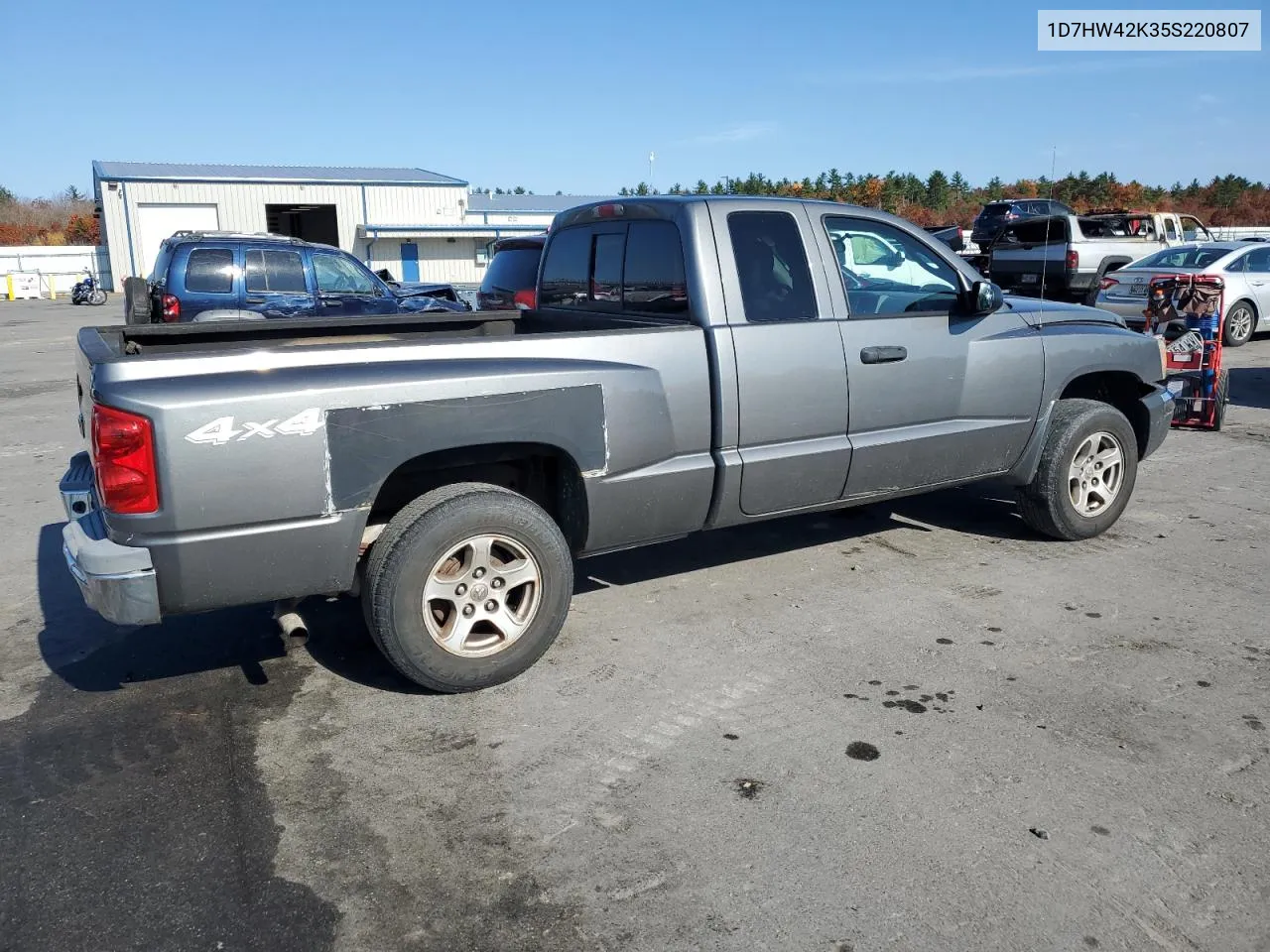 2005 Dodge Dakota Slt VIN: 1D7HW42K35S220807 Lot: 77024824