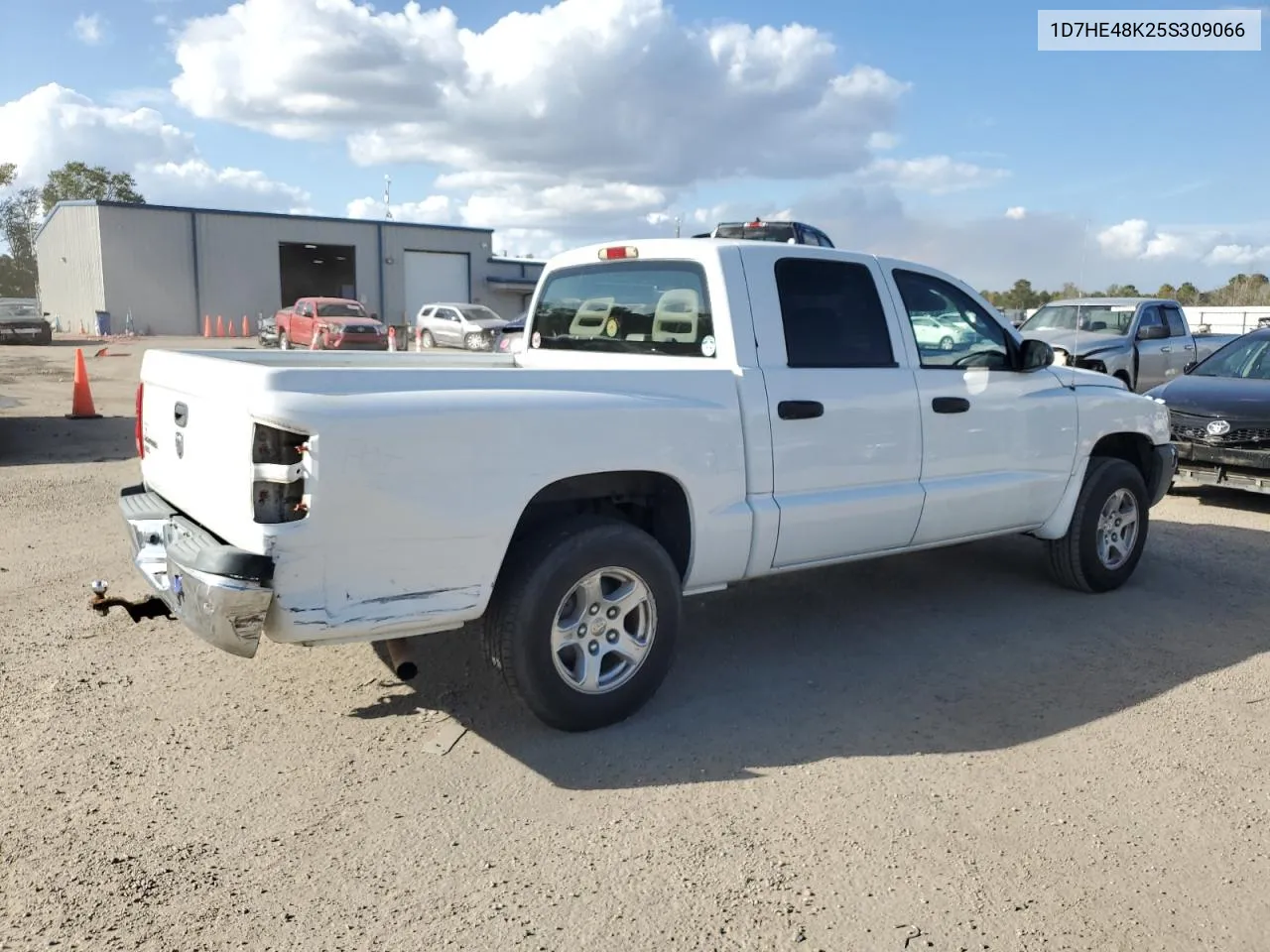 2005 Dodge Dakota Quad Slt VIN: 1D7HE48K25S309066 Lot: 77389524