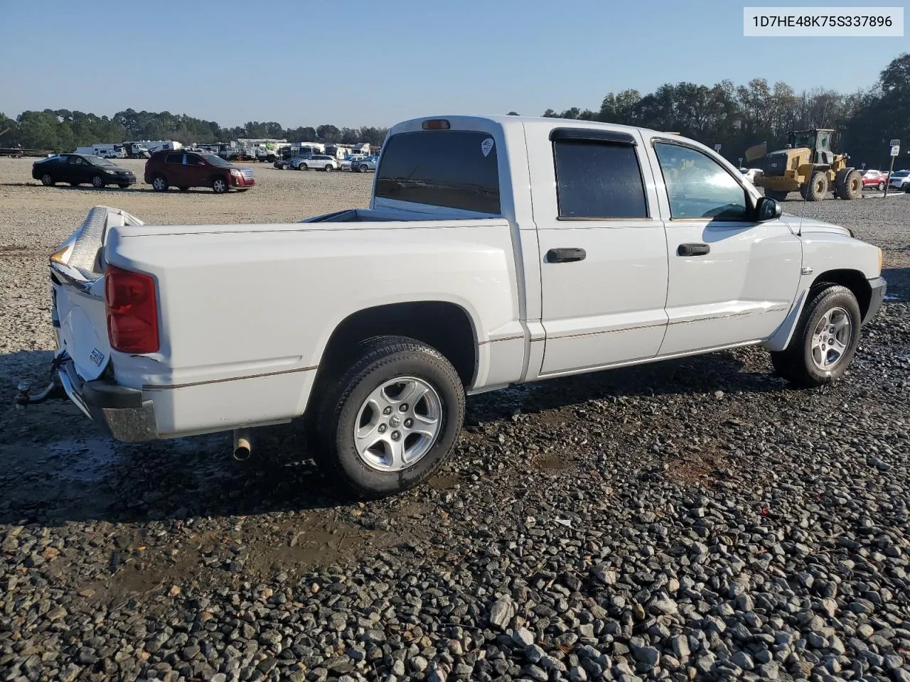 2005 Dodge Dakota Quad Slt VIN: 1D7HE48K75S337896 Lot: 77905654